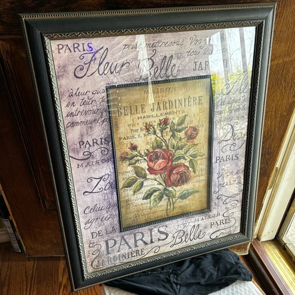 Kimberly Poloson BELLE JARDINIÈRE Paris Floral Wooden Framed Wall Art